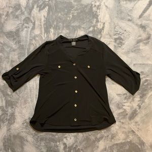 Black Button up shirt